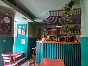 Tropical cosy feel. at Vegan Junkies in Lisbon