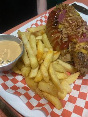 Dog   at Vegan Junkies in Lisbon