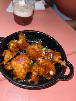 BBQ Wings  at Vegan Junkies in Lisbon