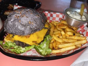 The Notorious Burger  at Vegan Junkies in Lisbon