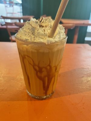 Milkshake!  at Vegan Junkies in Lisbon