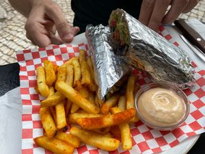 Wrap at Vegan Junkies in Lisbon