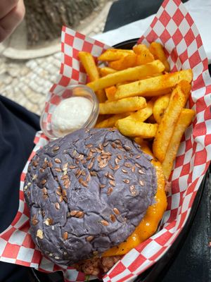 Notorious big at Vegan Junkies in Lisbon