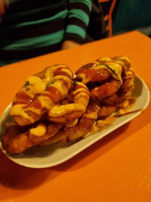 Onion Rings at Vegan Junkies in Lisbon