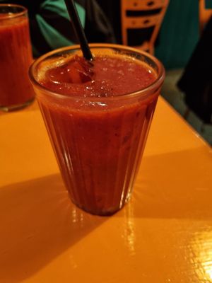 Drink of the day at Vegan Junkies in Lisbon