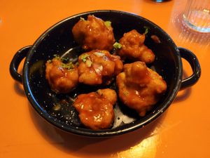 BBQ-Wings at Vegan Junkies in Lisbon