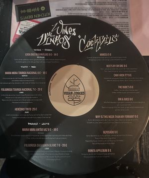 Drink Menu  at Vegan Junkies in Lisbon