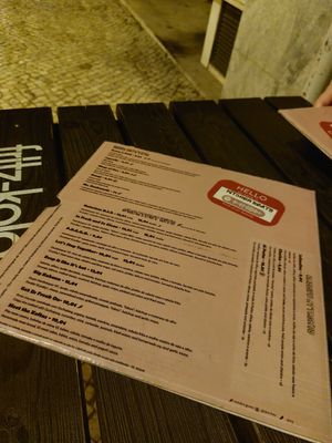 Menú at Vegan Junkies in Lisbon