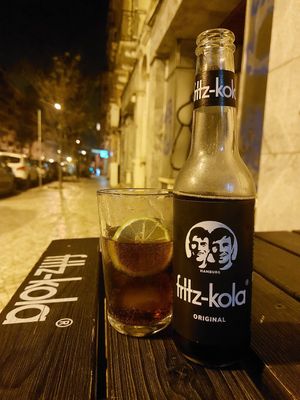 Fritz kola at Vegan Junkies in Lisbon