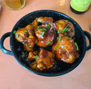 Superfly (bbq wings) at Vegan Junkies in Lisbon