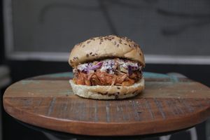 Nuthin' but a J thang at Vegan Junkies in Lisbon