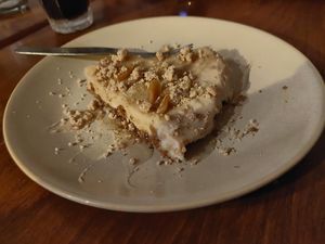 Peanut Tart at Vegan Junkies in Lisbon