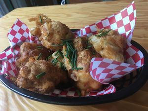 Coli flower wings at Vegan Junkies in Lisbon