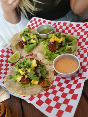 Tacos at Vegan Junkies in Lisbon