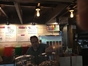 View of counter inside restaurant. at MTHR Vegan in New York City