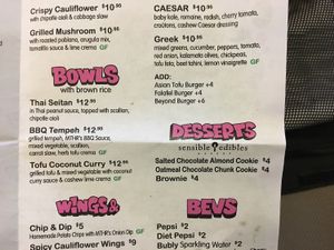 Bowls desserts at MTHR Vegan in New York City