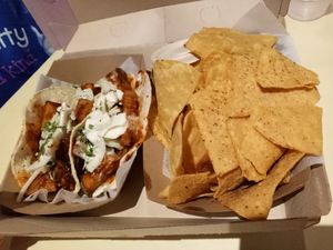 Jackfruit taco at MTHR Vegan in New York City