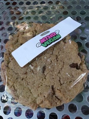 Chocolate chip almond cookie at MTHR Vegan in New York City