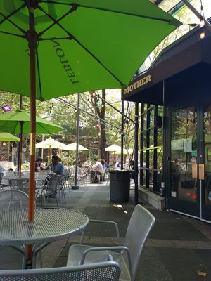 Outside at MTHR Vegan in New York City