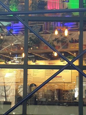 Outside looking inside! at MTHR Vegan in New York City