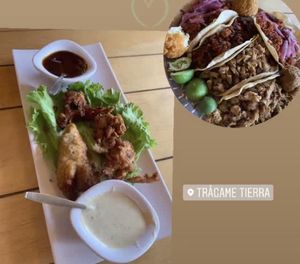 Tacos de pastor   at Trágame Tierra in Puebla