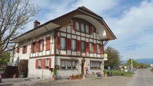 Exterior at Bahnhof in Kallnach