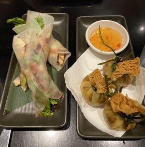 Pancakes and money bags  at Yulli's in Surry Hills