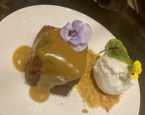 Sticky date pudding  at Yulli's in Surry Hills