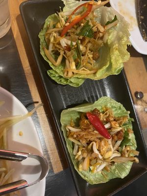 Larb   at Yulli's in Surry Hills