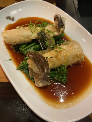 Mushrooms   at Yulli's in Surry Hills