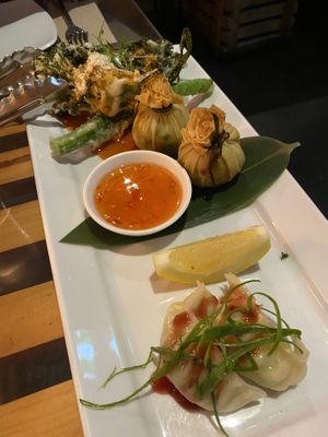 Dumplings   at Yulli's in Surry Hills