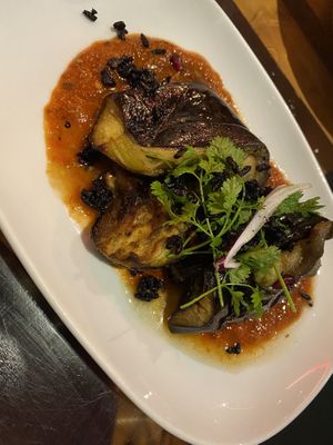 Eggplant romanesco   at Yulli's in Surry Hills