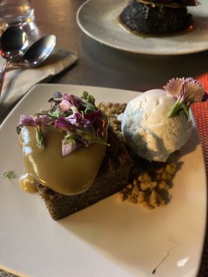 Sticky date pudding   at Yulli's in Surry Hills