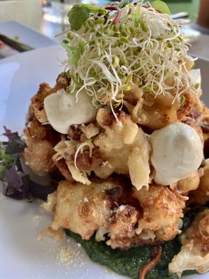 Crunchy cauliflower  at Yulli's in Surry Hills