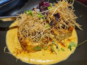 Baked zucchini at Yulli's in Surry Hills