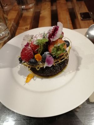 Lava cake at Yulli's in Surry Hills