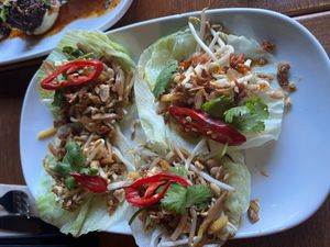 San Choy Bow  at Yulli's in Surry Hills