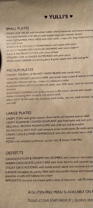  at Yulli's in Surry Hills