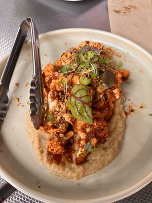 Adobo cauliflower   at Yulli's in Surry Hills