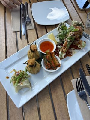 Entrees  at Yulli's in Surry Hills