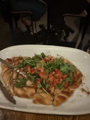 Calzone  at Yulli's in Surry Hills