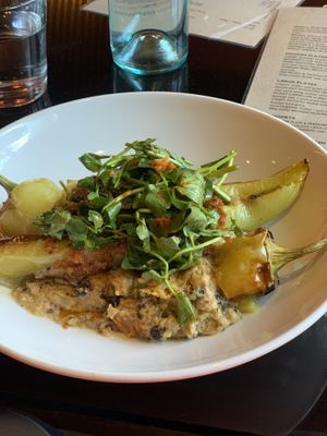 Roast Capsicums 😍😍😍 at Yulli's in Surry Hills