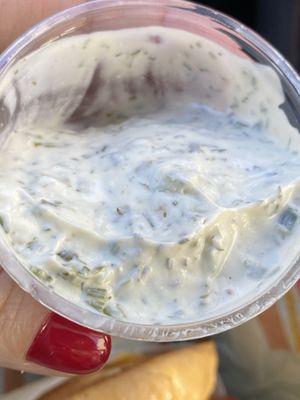 Ranch is amazing 🤩  at Burger Patch in Sacramento