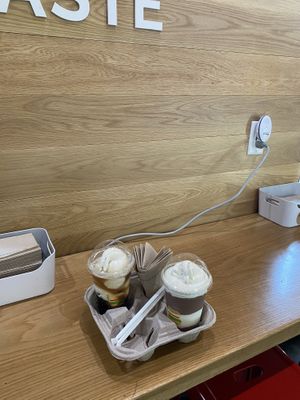 Vegan Patch Float and 50/50 Shake 😛  at Burger Patch in Sacramento