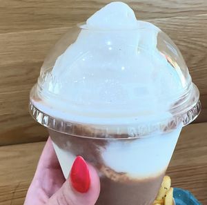 50/50 fun size shake (was free with app rewards for my first time)  at Burger Patch in Sacramento