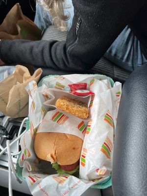 The goods  at Burger Patch in Sacramento