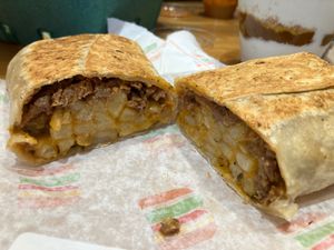 Beefy patchwrap at Burger Patch in Sacramento