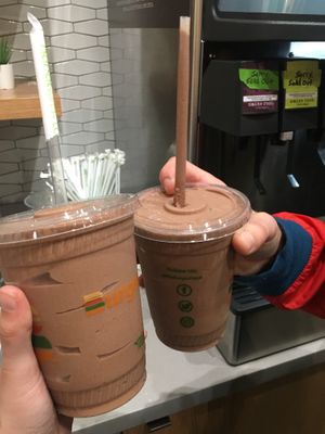 Chocolate shakes at Burger Patch in Sacramento