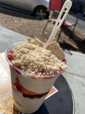 Strawberry Shake  at Burger Patch in Sacramento