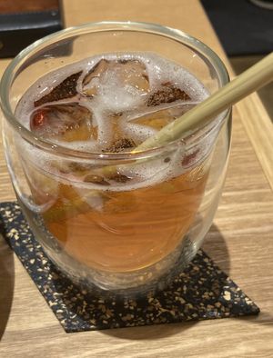 Apple soda  at Re Cell Kitchen in Fukuoka